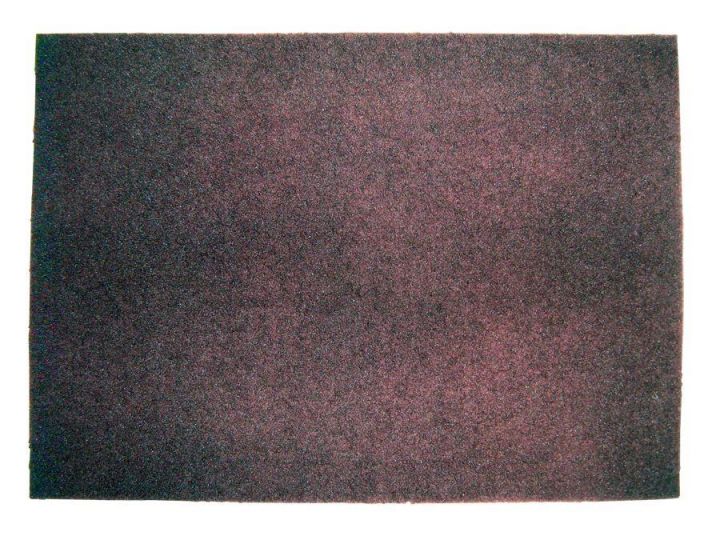 14" x 20" Maroon Thin Line Rectangular Floor Pad - Case of 5