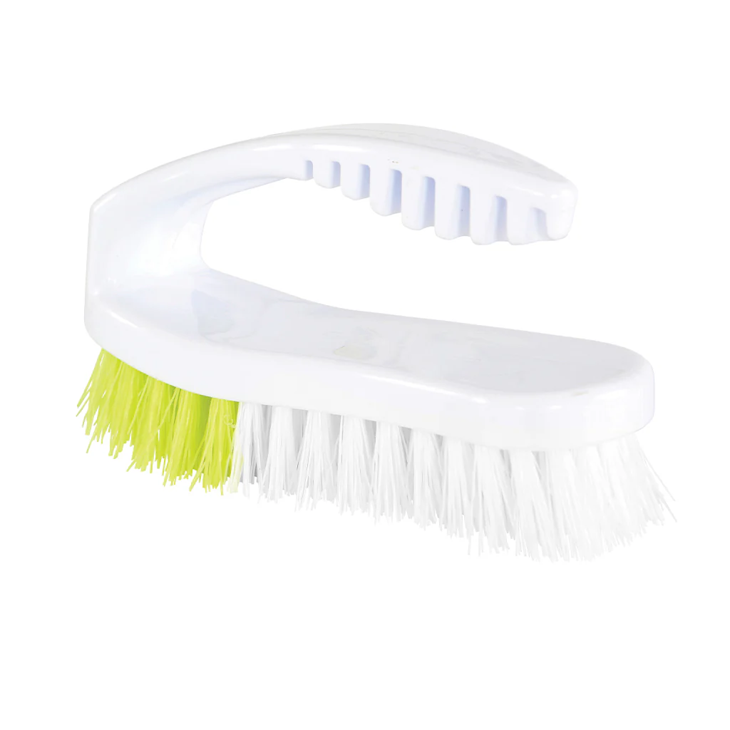 6" Synthetic Iron Handle Scrub Brush