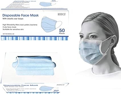 Blue Disposable Face Mask - Clearance
