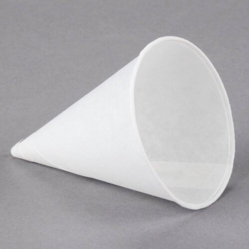 White Cone Cups - 200 Cups - Clearance