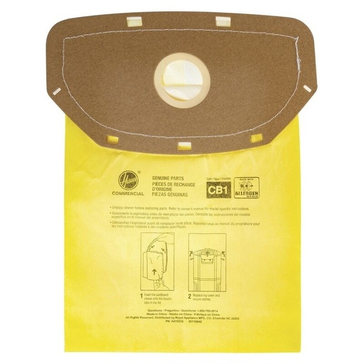 [AH10232] Allergen Bags 10 Pack - fits CH93619
