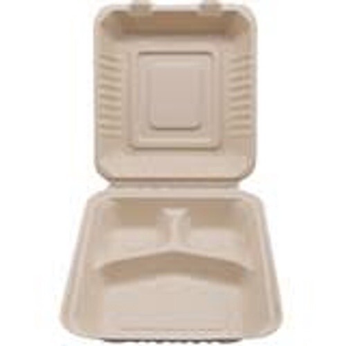 [79000003] BAGASSE CLAMSHELL