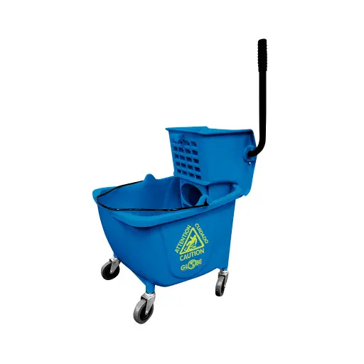 [3080B] Blue Side Press Bucket 35 Q