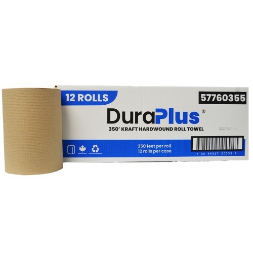 [57760355] Dura Hard Wound Paper Towel - 12x350 - Kraft