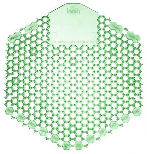 [30CM] Wave 3D Urinal Screen, Cucumber Melon